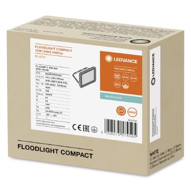 Floodlight Compact 10W 840 Sym 100 Bk product photo Photo 02 3XL