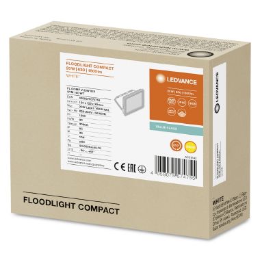 Floodlight Compact 20W 830 Sym 100 Wt product photo Photo 02 3XL