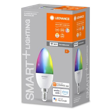 Smart+ Wifi Candle Multicolour 230V Rgbw Fr E14 Single Pack product photo Photo 02 3XL