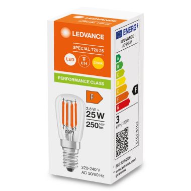 Led Special T26 P 2.8W 827 Clear E14 product photo Photo 02 3XL