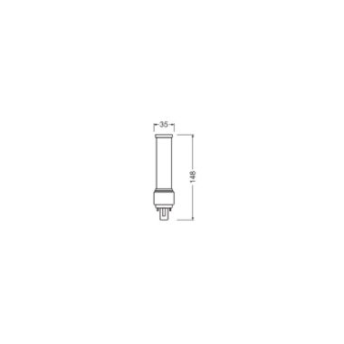 Osram Dulux Led D Em &Amp; Ac Mains 7W 840 G24D-2 product photo Photo 04 3XL