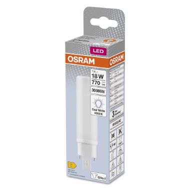 Osram Dulux Led D/E Hf &Amp; Ac Mains 7W 840 G24Q-2 product photo Photo 02 3XL