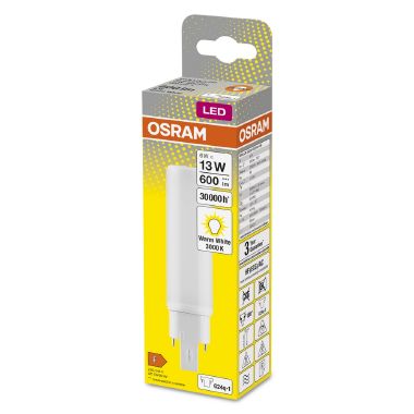 Osram Dulux Led D/E Hf &Amp; Ac Mains 6W 830 G24Q-1 product photo Photo 02 3XL