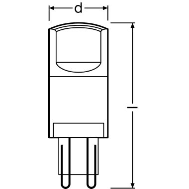 OSRAM PARATHOM® LED PIN G9 / Lampada LED: G9, 3,80 W, chiaro, Cool White, 4000 K product photo Photo 02 3XL