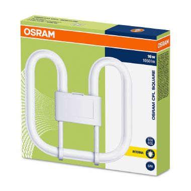 OSRAM CFL SQUARE® 2 pins / Lampada fluorescente compatta, senza alimentatore integrato: GR8, 16 W, LUMILUX INTERNA, 2700 K product photo Photo 02 3XL