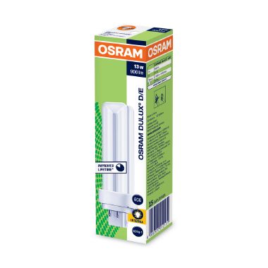 OSRAM DULUX® D/E / Lampada fluorescente compatta, senza alimentatore integrato: G24q-1, 13 W, LUMILUX INTERNA, 2700 K product photo Photo 02 3XL