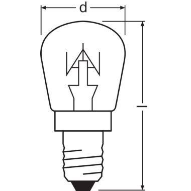 OSRAM SPECIAL T/FRIDGE / Lampada LED: E14, Dimmerabile, 15 W, chiaro, 2700 K product photo Photo 03 3XL