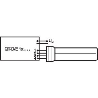 OSRAM DULUX® T/E PLUS / Lampada fluorescente compatta, senza alimentatore integrato: GX24q-3, 32 W, LUMILUX Warm White, 3000 K product photo Photo 04 3XL