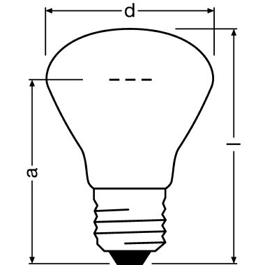 OSRAM Lampade al kripton a tensione di rete, per semafori stradali / Lampada LED: E27, 100 W, 2700 K product photo Photo 02 3XL