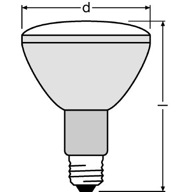 HCI-PAR20 35W/830 WDL PB SP E26 FS1OSRAM product photo Photo 02 3XL