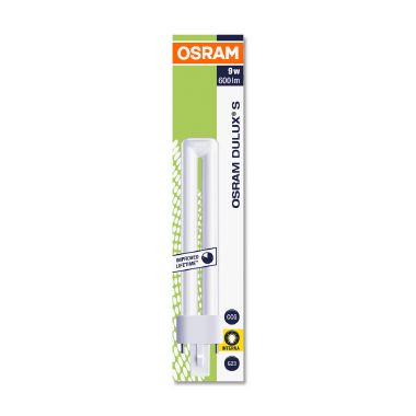 OSRAM DULUX® S / Lampada fluorescente compatta, senza alimentatore integrato: G23, 9 W, LUMILUX INTERNA, 2700 K product photo Photo 02 3XL