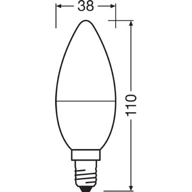 Led Value Classic B 7.5W 827 Frosted E14 product photo Photo 09 3XL