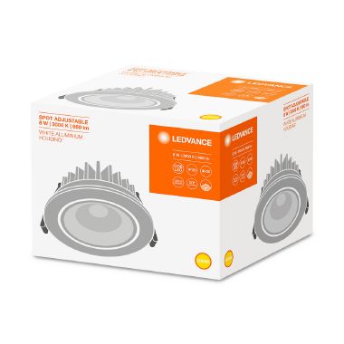 SPOT ADJUST 8 W 3000 K WT product photo Photo 02 3XL