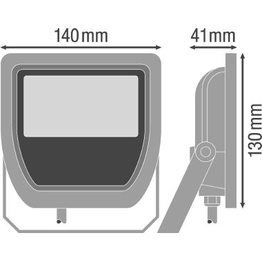 FLOODLIGHT 20 20 W 4000 K IP65 BK product photo Photo 03 3XL