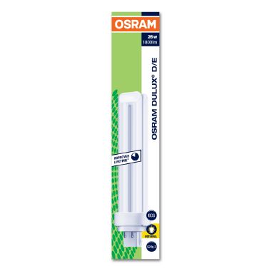 OSRAM DULUX® D/E / Lampada fluorescente compatta, senza alimentatore integrato: G24q-3, 26 W, LUMILUX INTERNA, 2700 K product photo Photo 02 3XL