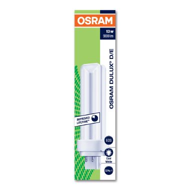 OSRAM DULUX® D/E / Lampada fluorescente compatta, senza alimentatore integrato: G24q-1, 13 W, LUMILUX Cool White, 4000 K product photo Photo 02 3XL