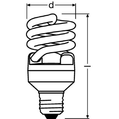 DULUXTWIST20W/840 220-240V E27 FS1 OSRAM product photo Photo 02 3XL