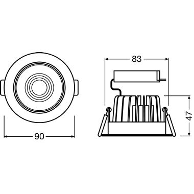 SPOT ADJUST 8 W 3000 K WT product photo Photo 03 3XL
