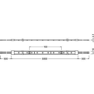 LEDVANCE LED STRIP VALUE-1000 PROTECTED | Dimmerabile, 55 W, Cool White, 4000 K product photo Photo 03 3XL