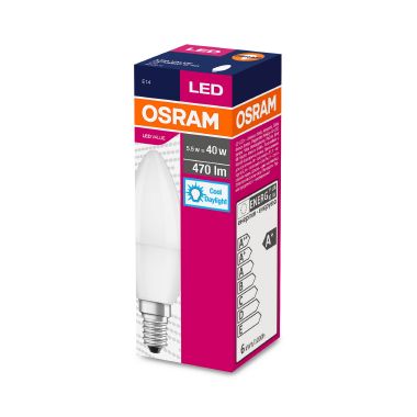 Led Value Classic B 40 Fr 4.9 W/6500 K E14 product photo Photo 02 3XL