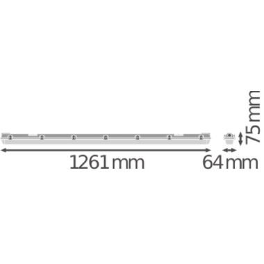 Damp Proof Housing Gen 2 1200 1X Lamp Ip65 product photo Photo 04 3XL