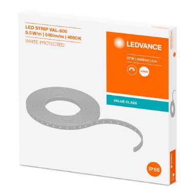 LEDVANCE LED STRIP VALUE-600 PROTECTED | Dimmerabile, 27 W, Cool White, 4000 K product photo Photo 02 3XL