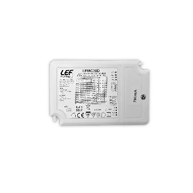 Alimentatore Driver LED 250-700mA 21-42W multicorrente costante IP40 dimmerabile DALI/pulsante/1-10V product photo Photo 02 3XL