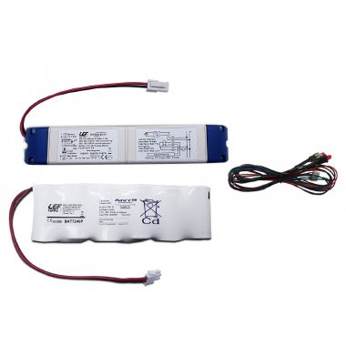 Kit di emergenza per lampade LED 230Vac/dc 10-15W autonomia 1-2 ore con batteria a pacchetto 7,2V-4Ah product photo Photo 01 3XL