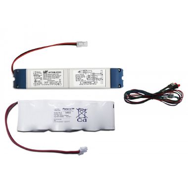 Kit emergenza per LED 7-20W 230Vac autonomia 1-2 ore con batterie 7,2V - 4Ah a pacchetto product photo Photo 01 3XL