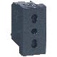Vela scura - presa 2P+T 10/16A bipasso product photo Photo 01 2XS