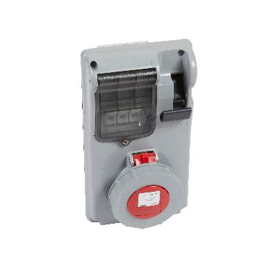 Presa interb comp quad IP55 16A 3P+N+T 400V product photo Photo 01 3XL