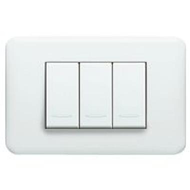 Vela Basic - Placca bianco classico 2M cent product photo Photo 01 3XL