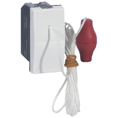 Vela bianca - pulsante 1P NO 10A a tirante product photo Photo 01 3XL