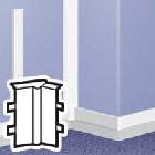 DLP-ANGOLO INTERNO X MINI 75X20 BIANCO product photo