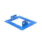 P31-Flangia attacco a quadro 100x75 gp product photo