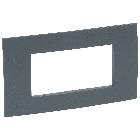 VELA Quadra-Placca Antracite 4 moduli product photo