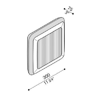 Excell quadra flat 300 G23 Nero product photo Photo 02 3XL