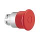Pulsante met.fungo 40mm rosso push/pull product photo Photo 01 2XS