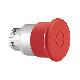 Pulsante met.fungo 40mm rosso push/pull product photo Photo 01 2XS