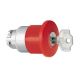 Pulsante met.fungo 40mm rosso sg.chiave product photo Photo 01 2XS