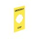 Etichetta adesiva emergency/stop product photo Photo 01 2XS
