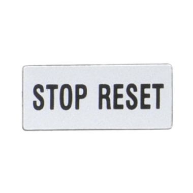 Etichetta stop reset product photo Photo 01 3XL