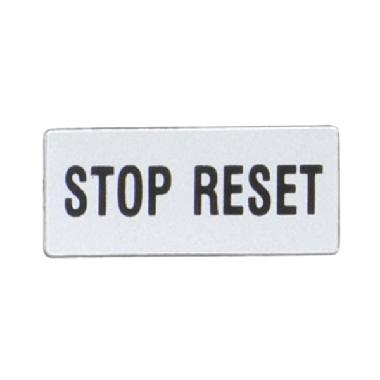 Etichetta stop reset product photo Photo 01 3XL