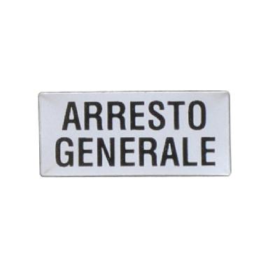 Etichetta arresto generale product photo Photo 01 3XL