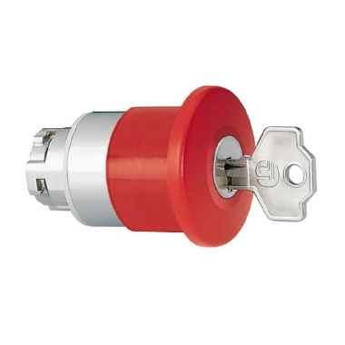 Pulsante met.fungo 40mm rosso sg.chiave product photo Photo 01 3XL