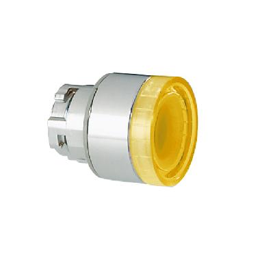 Pulsante met. lum. ras. giallo product photo Photo 01 3XL