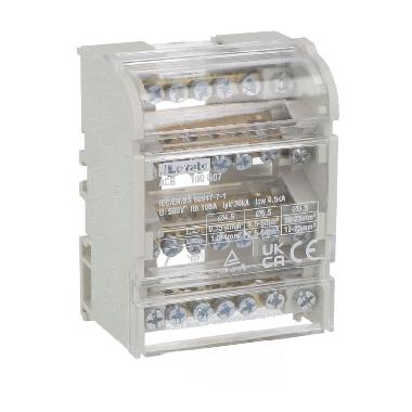 Ripartitore di Potenza 4P 100A 7 Conn. product photo Photo 01 3XL