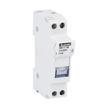 Portafusibili sezion. 1p+n 10x38 1 mod. product photo Photo 01 3XL