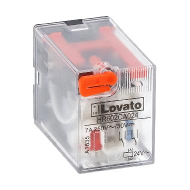 Rele' industriale 2sc 7a 24vac +led product photo Photo 01 3XL