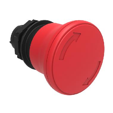 Pulsante fungo 40mm rosso sg.rotazione product photo Photo 01 3XL